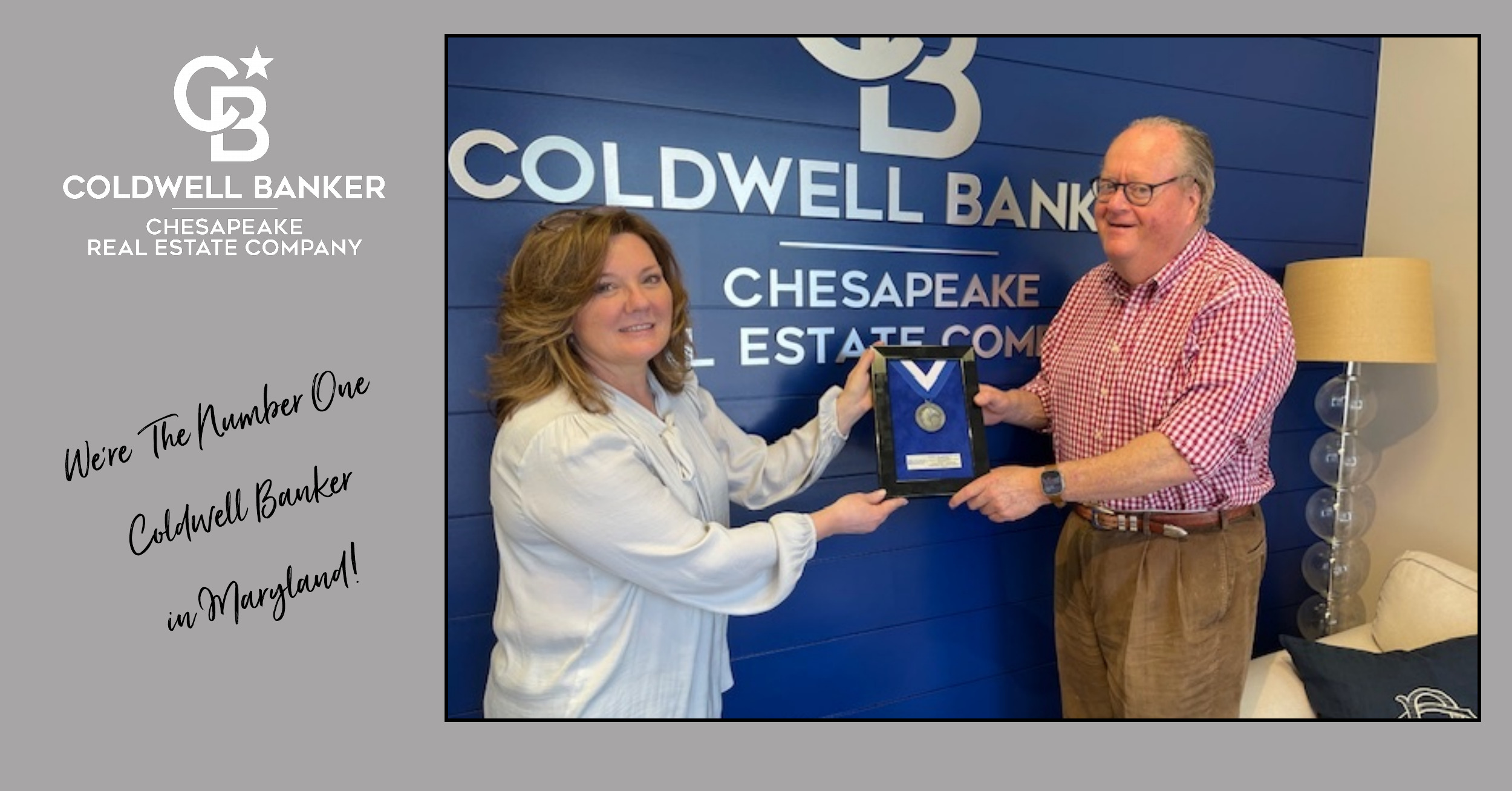 Owners Laurie Renshaw and Hugh Smith, broker of Coldwell Banker Chesapeake