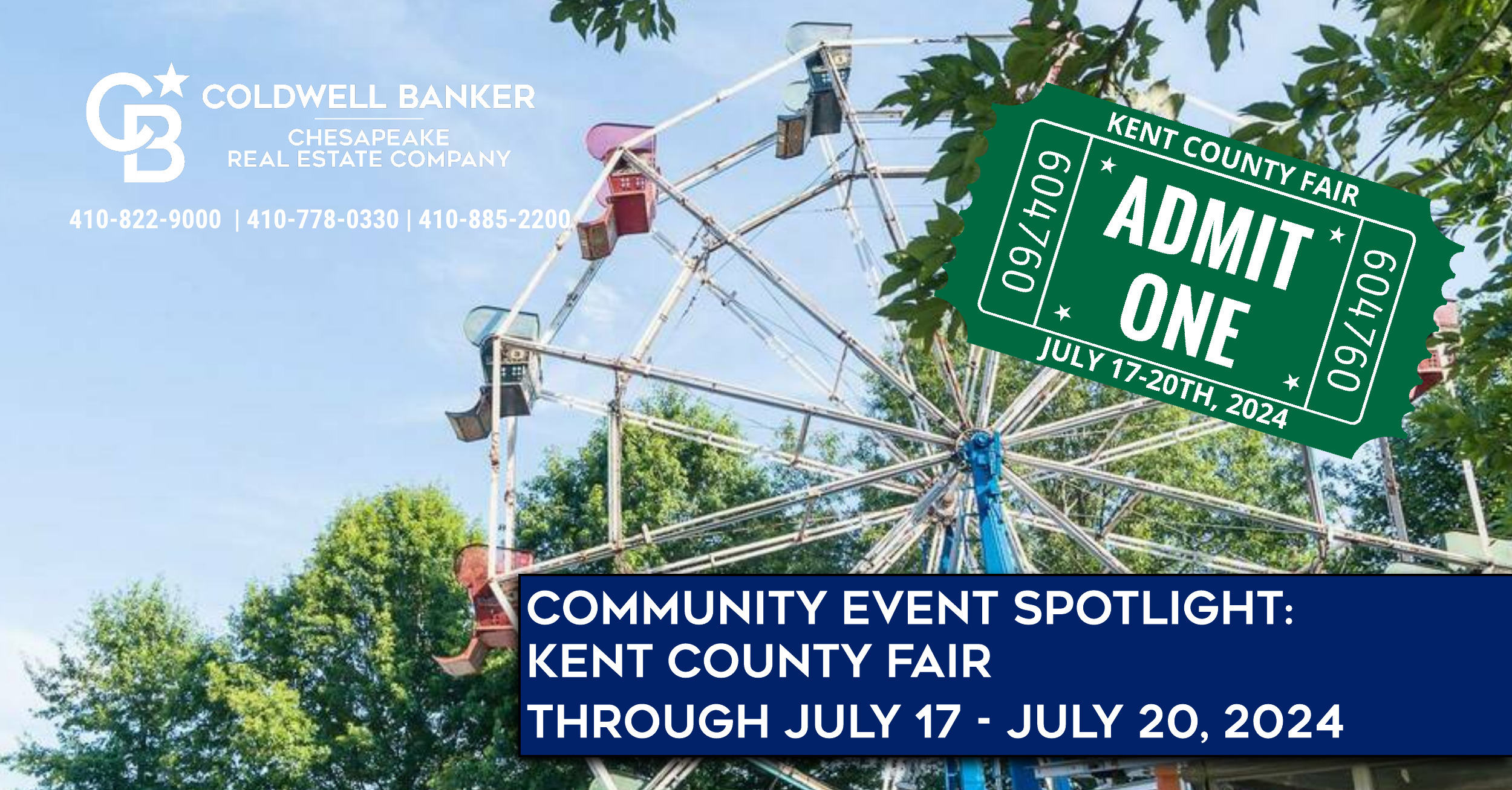 Kent County Fair July 17-20, 2024