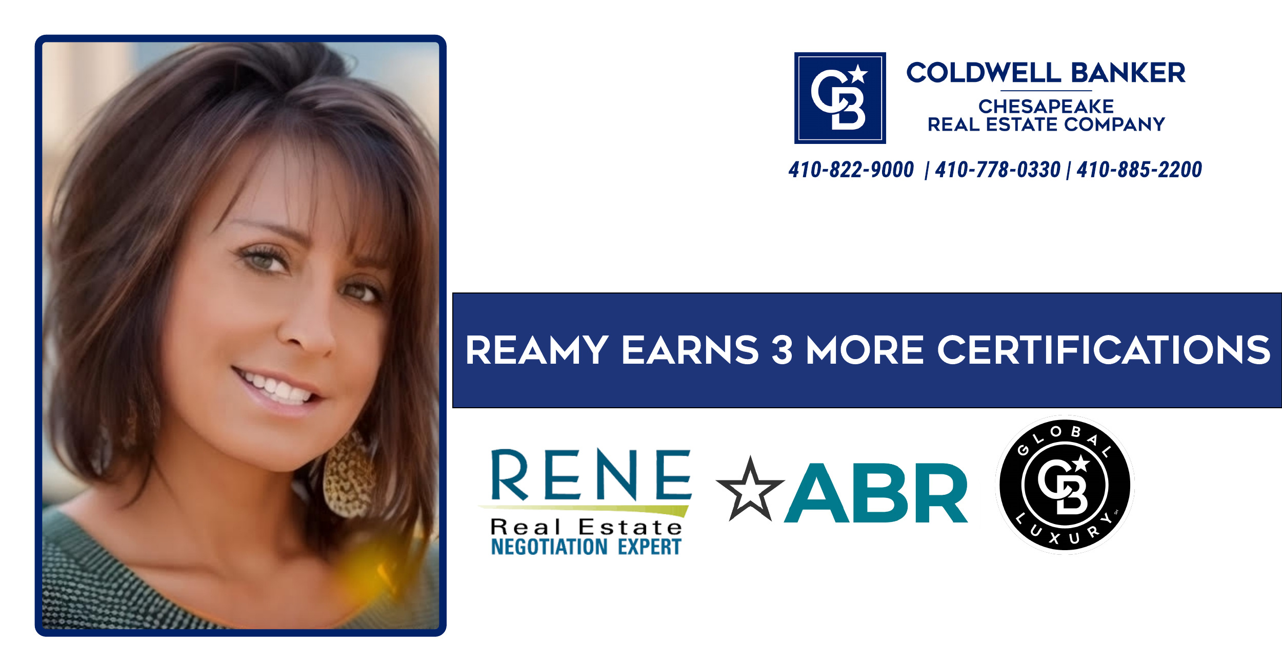 Tinamarie Reamy, VP of Sales & Manager Chesapeake City Sales office of Coldwell Banker Chesapeake