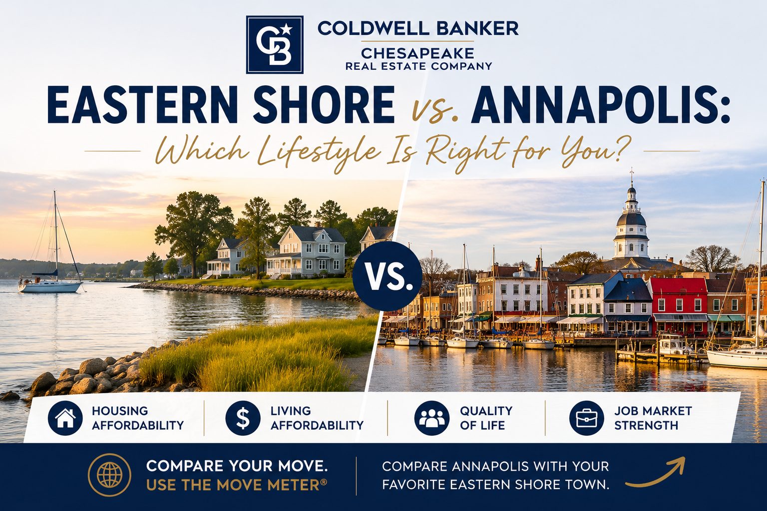 Eastern Shore vs. Annapolis which Life style is better for yoU?