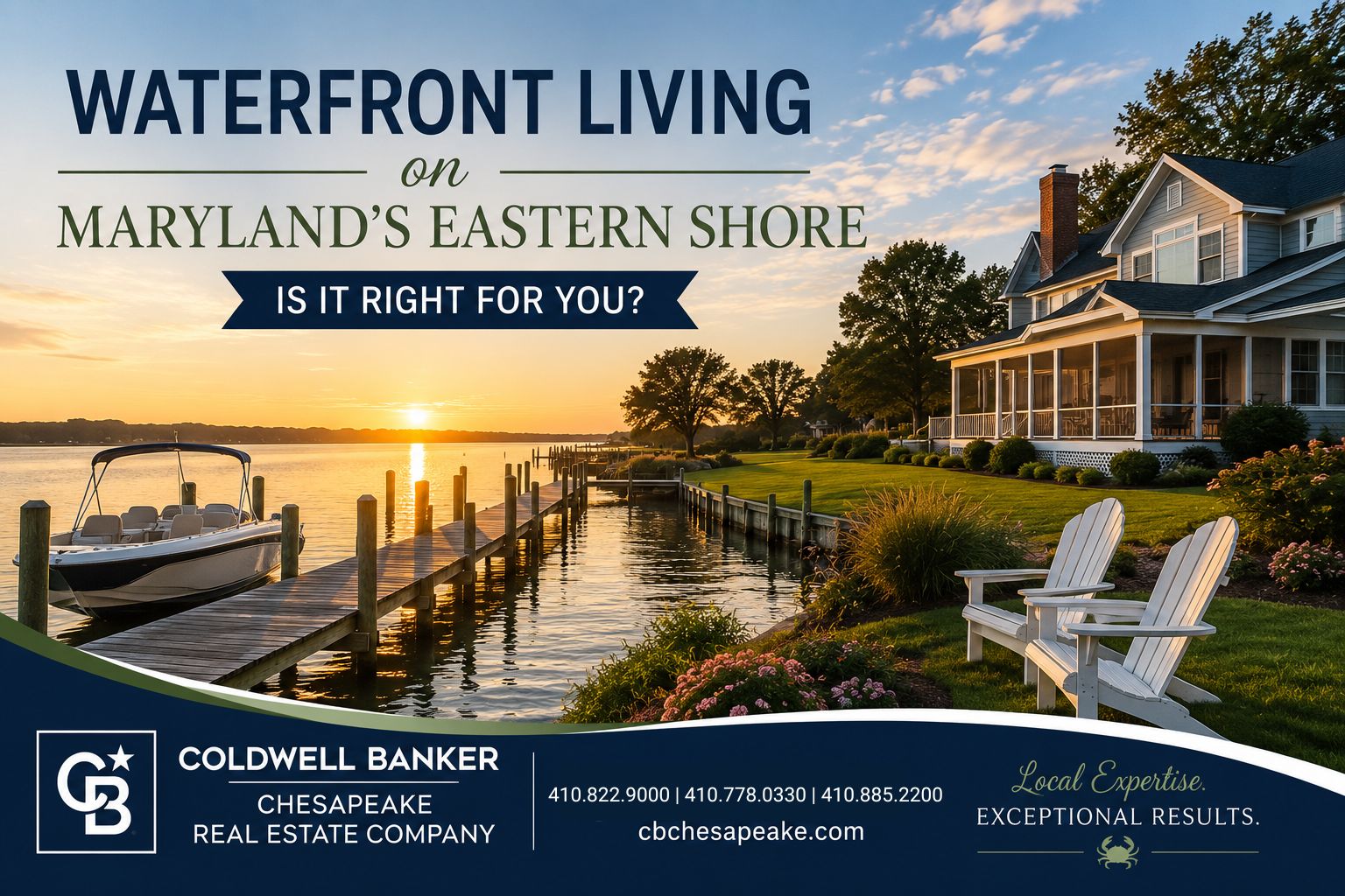 Waterfront Living on Maryland's Eastern Shore: Is It Right for You?